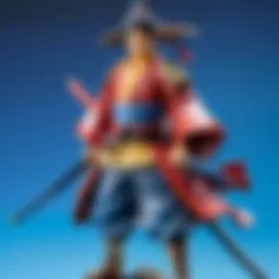 Elegant Samurai Warrior Wano Luffy Figure