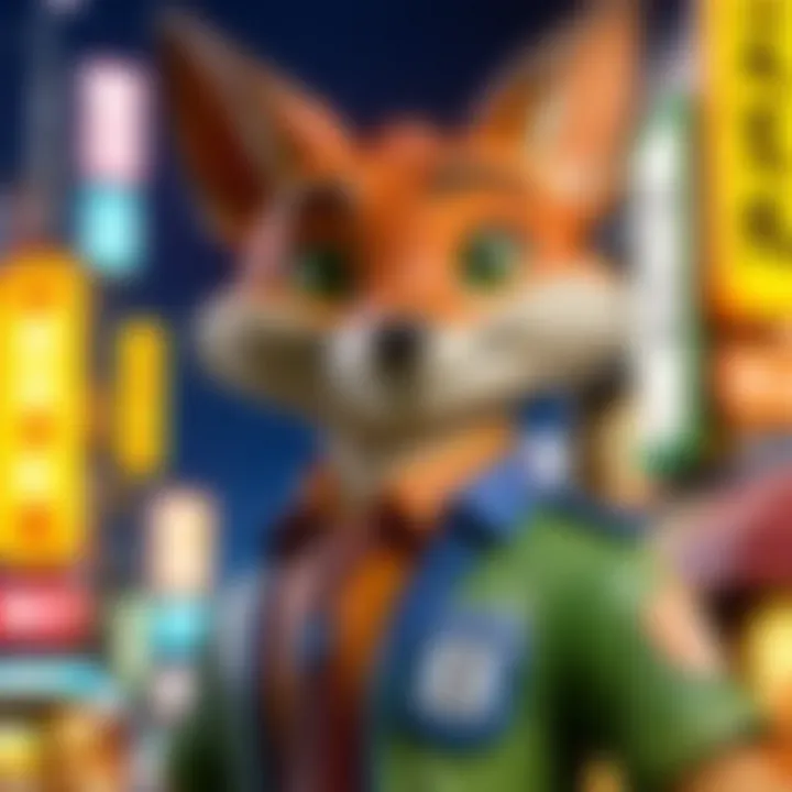 Exquisite Zootopia Character Detailing