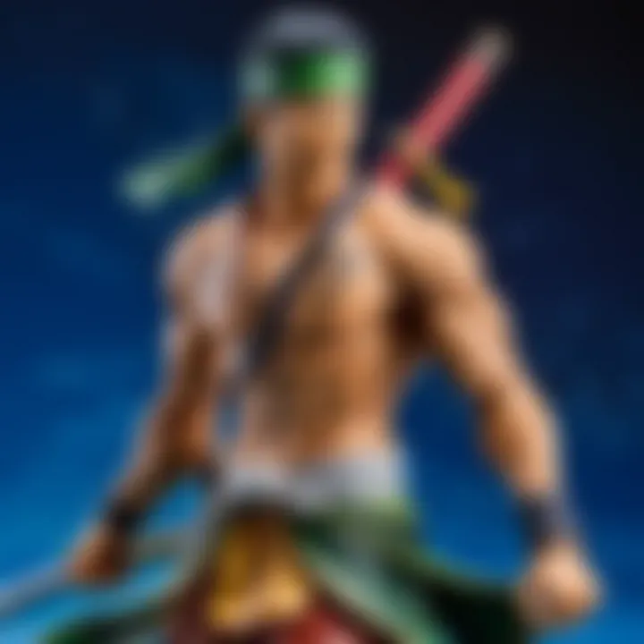 Intricate Details of Zoro Figure